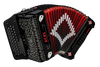 Hohnica Aces Accordion 3-Register F-Bb-Eb Tone (ACES II FBK) | Musician Madness