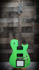 Cort MBM-2 Manson Electric Guitar w/ Kaoss Pad and Sustainiac Electric Guitar w/ Hard Case - Alien Sparkle | Musician Madness