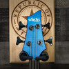 Schecter C-4 GT Bass - Satin Trans Blue w/ Black Racing Stripe (B-Stock) (708)