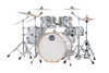 The Mapex Mars Birch MA529SFDT 5-Piece Rock Shell Pack features 100% birch shells that provide fast attack, focused lows, and crisp projection. The rock-size configuration delivers powerful punch for louder genres, while the Diamond Sparkle finish adds standout stage presence. SONIClear bearing edges improve tuning stability and maximize head-to-shell contact, making this an ideal choice for drummers seeking pro-level tone at an unbeatable value.