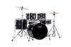 Mapex Comet Drum Set 5-Piece Complete Setup - 18 In. Bass Drum Dark Black (CM5844FTCDK) | Musician Madness
