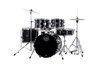 The Mapex Comet CM5844FTCDK 5-Piece Complete Drum Set features durable poplar shells with an 18" bass drum for compact, punchy tone. The Dark Black finish offers a sleek modern look, and the kit includes matching hardware, cymbals, throne, and pedalsÃ¢â‚¬â€everything a new drummer needs to start playing immediately. Perfect for students, practice environments, and smaller performance spaces.