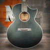Schecter Regulo Caro-7 Acoustic Acoustic-Electric Guitar - Satin Black - Open Box (3719) | Musician Madness