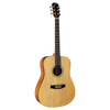 The Austin AA25DS Acoustic Dreadnought features a classic full-size dreadnought body that delivers bold projection and warm tone. Its satin natural finish provides a smooth, comfortable feel, while the easy-playing neck makes it great for beginners and intermediate players. A reliable, budget-friendly option for practice, lessons, and songwriting.