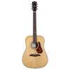 Alvarez MD60 Herringbone Masterworks dreadnought acoustic guitar featuring an all-solid wood build, herringbone binding, powerful projection, warm tonal character, and classic vintage-inspired design.