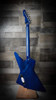 Schecter E-1 Electro Resin Electric Guitar - Transparent Blue (603) | Musician Madness