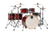 The Mapex Armory AR628SFUVNR Studioease Shell Pack features fast tom configurations with hybrid birch/maple shells to deliver punchy attack, rich warmth, and controlled resonance. Finished in a striking Red Onyx Burst with high-gloss depth, this kit includes SONIClear bearing edges for easy tuning and enhanced head-to-shell contactâ€”ideal for studio recording, live performance, and modern drummers seeking both power and precision.