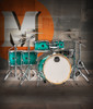 Mapex Armory Series Studioease Shell Pack - Jade Stone Burst (AR628SFUVJO) | Musician Madness