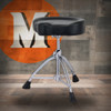 Mapex T855 Double Braced 3-Leg Black Leather Saddle Cushion Throne | Musician Madness