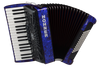 Add style and sound to your performance with the Hohner Bravo III 72 Pearl Dark Blue Accordionâ€”premium tone and German design. Shop Musician Madness today!
