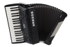 Hohner Bravo III 72 - Jet Black Accordion (BR72BLK) | Musician Madness