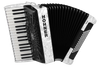 Play with precision and style using the Hohner Bravo III 72 Pearl White Accordionâ€”German engineering, rich tone, and effortless playability. Shop Musician Madness!