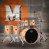 Mapex Saturn VI Studioease Shell Pack 5-Piece - Exotic Natural Burl (SR628XUZXN) | Musician Madness