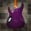 Schecter C-1 Standard Plus Transparent Purple Burst Electric Guitar (3935) | Musician Madness