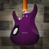 Schecter C-1 Standard Plus Electric Guitar - Transparent Purple Burst - Open Box (3935) | Musician Madness