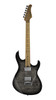 Cort Double Cutaway Electric Guitar in Trans Black Burst finish â€“ solid-body design with dual humbuckers, contoured top, and chrome hardware