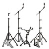 Mapex HP6005EB Mars 600 Series Hardware Pack – Black Plated finish, includes hi-hat stand, snare stand, bass drum pedal, and two boom cymbal stands with double-braced legs