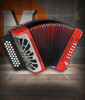 Hohner Compadre EAD Accordion - Red w/ Gig Bag (COER-N) | Musician Madness