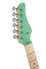 Cort G250SMEG Spectrum Double Cutaway Electric Guitar in Metallic Green finish with roasted maple neck and HSS pickups.