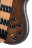 Cort C4PLUSOVMHABB Artisan Series C4 Plus OVMH 4-String Bass Guitar in Antique Brown Burst finish with Bartolini MK-1 pickups and active EQ.