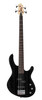 Cort ACTIONPJOPB Action PJ 4-String Bass Guitar in Open Pore Black finish with PJ pickup configuration and active EQ controls.