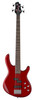 Cort ACTIONBASSPLUSTR Action 4-String Bass Guitar in Trans Red finish with active 2-band EQ and contoured body.
