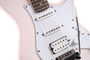 Cort G Series 200 Double Cutaway Electric Guitar in Pastel Pink finish with HSS pickups and contoured body design.