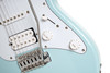 Cort G Series 200 Double Cutaway Electric Guitar in Sky Blue finish with HSS pickups and contoured body design.