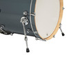 DW Design Series 4-Piece 22" Bass Drum Maple Shell Pack - Steel Gray w/Chrome Hardware | Musician Madness