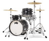 PDP Classic Bop Kit - Ebony w/ Ebony Hoops (PDCC1803E) | Musician Madness
