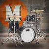 PDP Classic Bop Kit - Ebony w/ Ebony Hoops (PDCC1803E) | Musician Madness