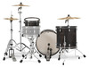 PDP PDCC2213EE Classic Kit 4-piece drum set in Ebony finish with matching Ebony hoops featuring maple shells, 22" kick drum, and vintage-inspired design - available at Musician Madness.