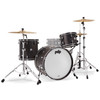 PDP PDCC2213EE Classic Kit 4-piece drum set in Ebony finish with matching Ebony hoops featuring maple shells, 22" kick drum, and vintage-inspired design - available at Musician Madness.