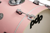 PDP New Yorker 4-Piece Drum Kit - Pale Rose Sparkle w/ Chrome Hardware (PDNY1604PR) | Musician Madness