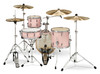PDP New Yorker 4-Piece Drum Kit - Pale Rose Sparkle w/ Chrome Hardware (PDNY1604PR) | Musician Madness