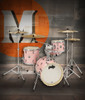 PDP New Yorker 4-Piece Drum Kit - Pale Rose Sparkle w/ Chrome Hardware (PDNY1604PR) | Musician Madness