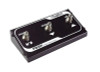 Digitech FS3X 3-Button Footswitch with durable metal housing and labeled switches for mode, down, and up control â€” perfect for Digitech effects pedals.