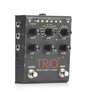 Digitech TRIO+ Band Creator and Looper Pedal featuring intuitive controls for style, tempo, and loop layering — perfect for solo guitarists and live performance.