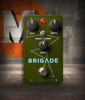 Universal Audio BRIGADE Chorus & Vibrato Pedal featuring compact UAFX design, analog-style controls, and lush modulation for rich chorus and expressive vibrato tones.