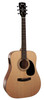 Cort AD810EOP Standard Series Acoustic-Electric Dreadnought Guitar featuring spruce top, mahogany body, built-in pickup system, and open pore finish for warm, balanced tone.