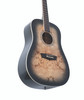 Washburn Deep Forest Burl Dreadnought Acoustic Guitar - Black Fade (DFBDB) | Musician Madness