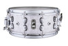 Mapex Black Panther Heritage 14" x 6" Snare Drum – White Strata (BPNML4600CWD) featuring a maple shell, warm vintage tone, and elegant white strata finish for refined performance.