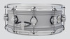 DW Design Series 14" x 5.5" Matte Aluminum Snare Drum (DDSD5514MACR) featuring a seamless aluminum shell with matte finish for crisp attack, clarity, and lightweight performance.