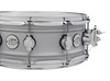 DW Design Series 14" x 5.5" Matte Aluminum Snare Drum (DDSD5514MACR) featuring a seamless aluminum shell with matte finish for crisp attack, clarity, and lightweight performance.
