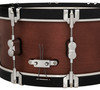 PDP Concept Classic 6.5x14 Snare Drum in deep Ebony Stain finish with matching wood hoops and maple shell, delivering classic tone and elegant design.