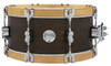 PDP Concept Classic 6.5x14 Walnut Stain Snare with Natural Stain Wood Hoops (PDCC6514SSWN) | Musician Madness