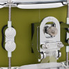 PDP Concept Maple 5.5x14 Snare Drum in Satin Olive FinishPly with maple shell and chrome hardware, featuring balanced tone and smooth matte finish.