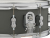 PDP Concept Maple 5.5x14 Snare Drum in Satin Pewter FinishPly with maple shell and chrome hardware, offering crisp attack and sleek contemporary style.