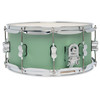 PDP Concept Maple 6.5x14 Snare Drum in Satin Seafoam FinishPly with maple shell and chrome hardware, offering smooth tone and stylish pastel finish.
