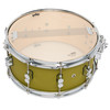 PDP Concept Maple 6.5x14 Snare Drum in Satin Olive FinishPly with maple shell and chrome hardware, offering balanced tone and unique matte olive style.